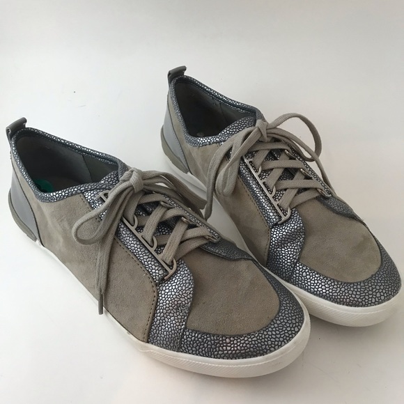 Calvin Klein Suede Sneakers - Picture 2 of 7